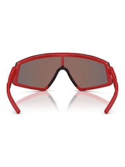 Ferrari Red Scuderia Irregular Sunglasses - Image 5 of 6