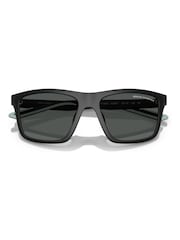 Armani Exchange – schwarze, quadratische Sonnenbrille - Bild 3 von 5