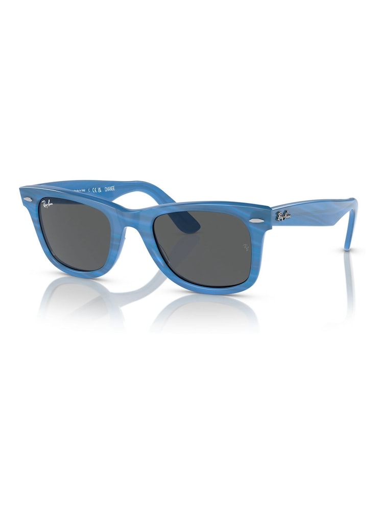Ray Ban Blue Wayfarer Square Sunglasses - Bild 1 von 7