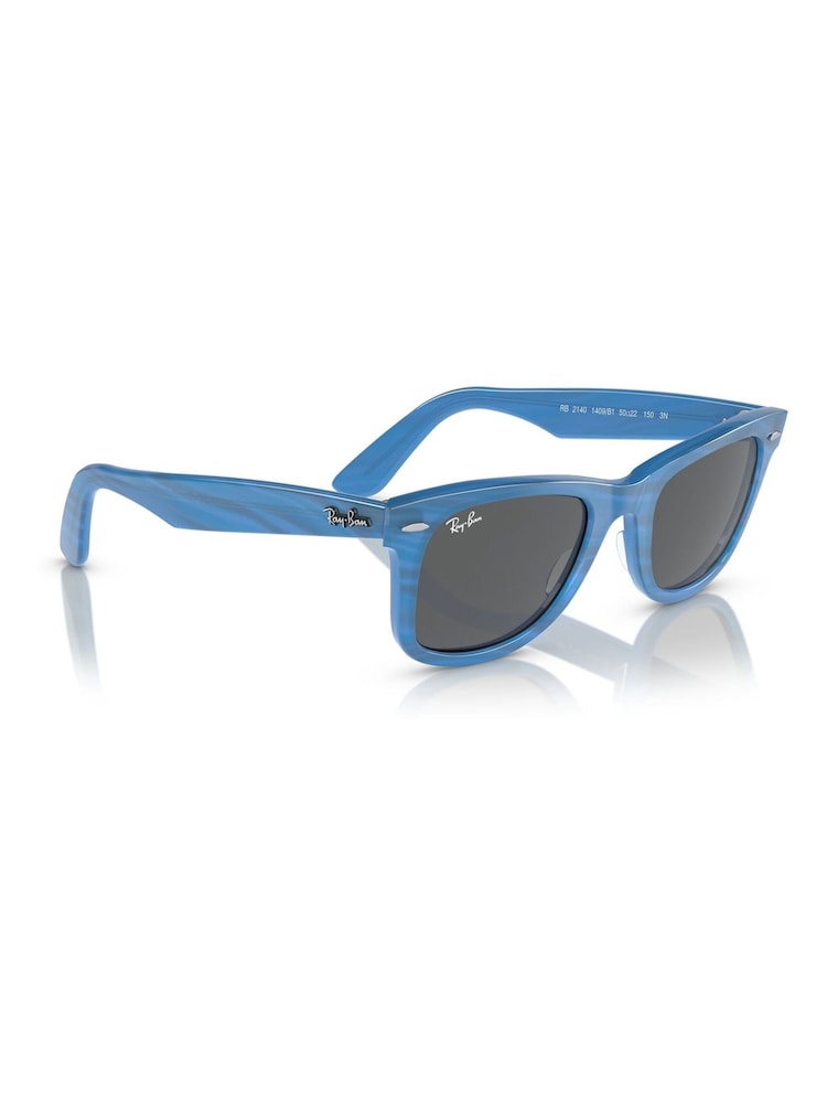 Ray Ban Blue Wayfarer Square Sunglasses - Bild 2 von 7