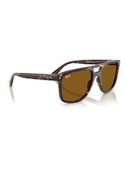 Ray-Ban – Rb2213 – quadratische Sonnenbrillen in Braun - Bild 2 von 6