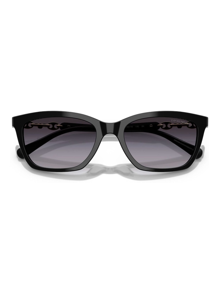 Emporio Armani Ea4238 Cat Eye Black Sunglasses - Image 2 of 5
