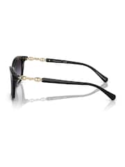Emporio Armani Ea4238 Cat Eye Black Sunglasses - Image 4 of 5