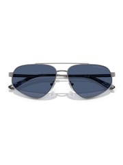 Emporio Armani Grey Ea2156 Pilot Sunglasses - Image 2 of 5