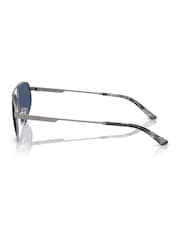 Emporio Armani Grey Ea2156 Pilot Sunglasses - Image 3 of 5
