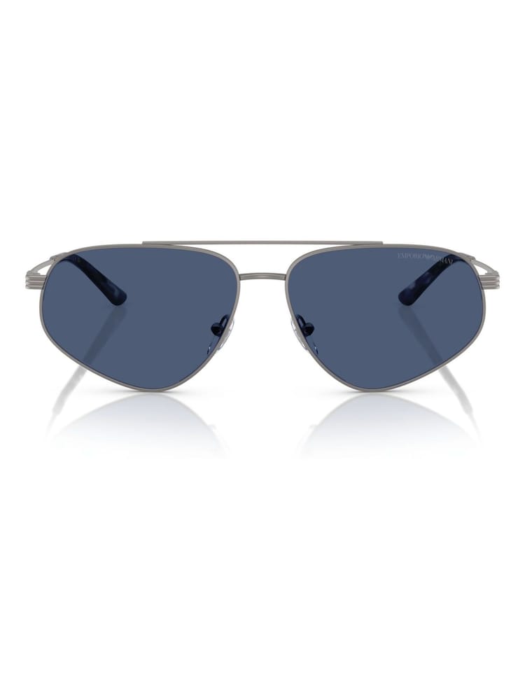 Emporio Armani Grey Ea2156 Pilot Sunglasses - Image 5 of 5