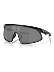 Oakley RSLV Rectangle Black Sunglasses - Image 1 of 8