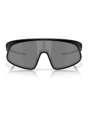 Oakley RSLV Rectangle Black Sunglasses - Image 3 of 8