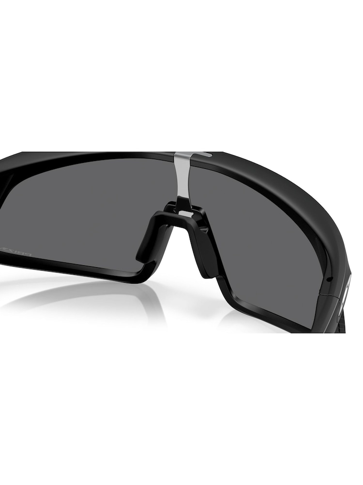 Oakley RSLV Rectangle Black Sunglasses - Image 8 of 8
