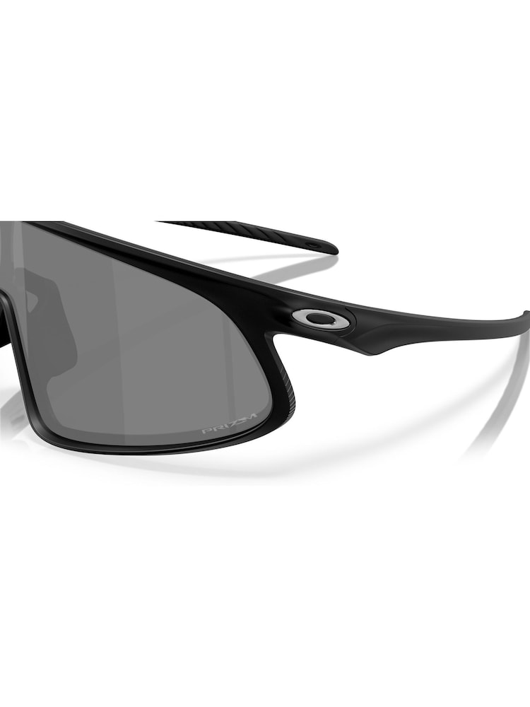 Oakley – RSLV – rechteckige, schwarze Sonnenbrille - Bild 8 von 8