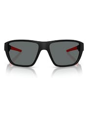 Ferrari Scuderia Rectangle Black Sunglasses - Image 1 of 6