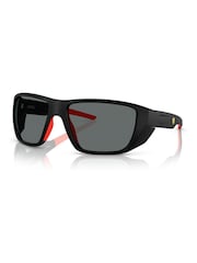 Ferrari Scuderia Rectangle Black Sunglasses - Image 4 of 6