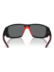 Ferrari Scuderia Rectangle Black Sunglasses - Image 6 of 6