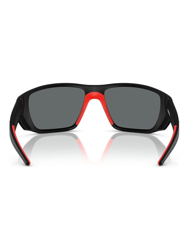 Ferrari Scuderia Rectangle Black Sunglasses - Image 6 of 6