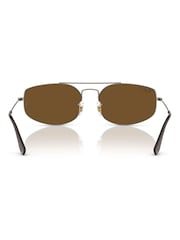 Ray Ban Brown  Explorer 5 Irregular Sunglasses - Image 4 of 6