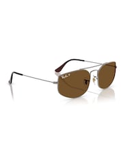 Ray Ban Brown  Explorer 5 Irregular Sunglasses - Image 6 of 6