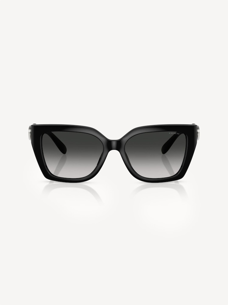 COACH Black Hc8408U Square Sunglasses - Image 1 of 5