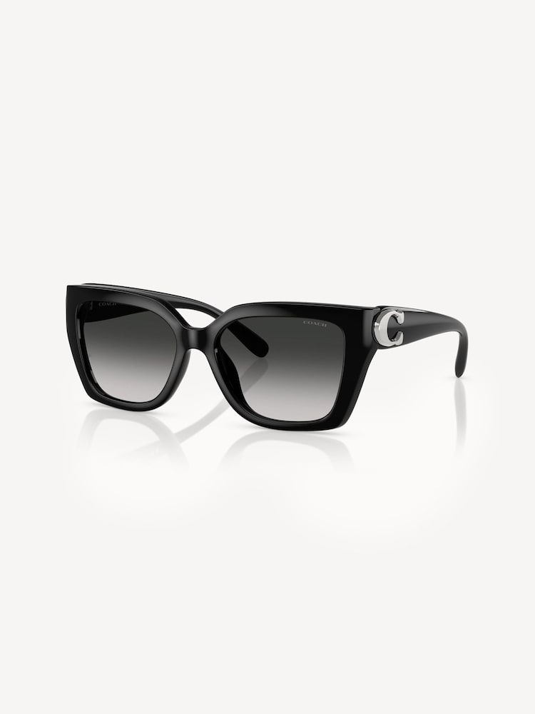 COACH Black Hc8408U Square Sunglasses - Image 5 of 5