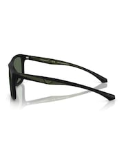 Emporio Armani EA4234U – quadratische, schwarze Sonnenbrille - Bild 3 von 5