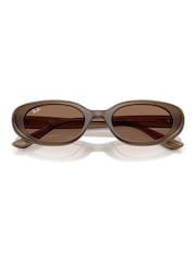 Ray Ban Pillow Brown Sunglasses - Image 3 of 6
