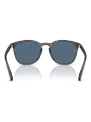 Polo Ralph Lauren Grey Ph4222U Round Sunglasses - Image 4 of 5