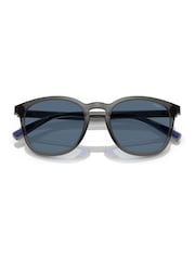 Polo Ralph Lauren Grey Ph4222U Round Sunglasses - Image 5 of 5