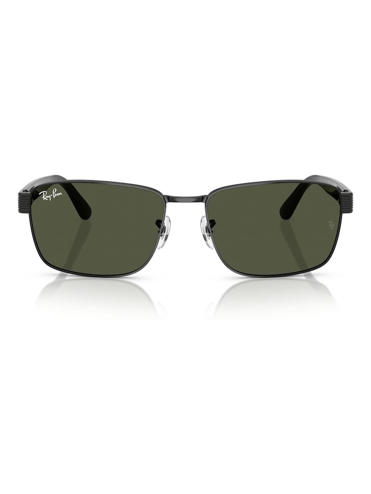 Ray Ban Rb3750 Square Black Sunglasses - Image 6 of 6