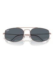 Ray Ban Grey Explorer 5 Irregular Sunglasses - Image 1 of 6