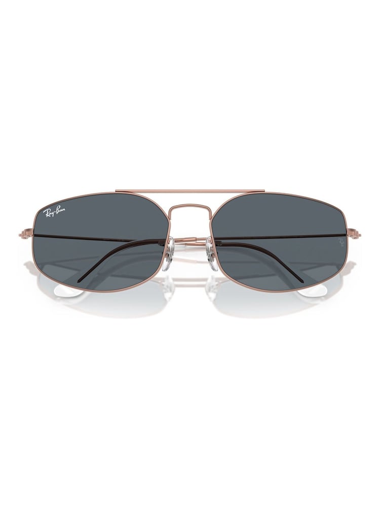 Ray Ban Grey Explorer 5 Irregular Sunglasses - Image 1 of 6