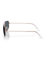 Ray Ban Grey Explorer 5 Irregular Sunglasses - Image 3 of 6