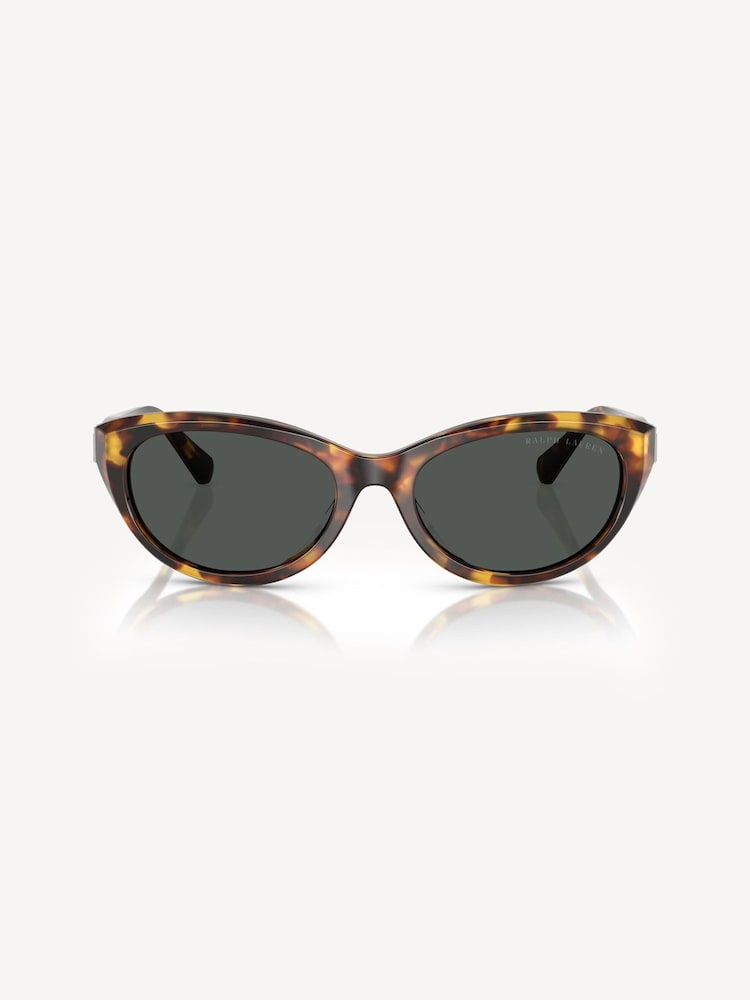 Ralph Lauren RL8226U Brown Oval Sunglasses - Image 2 of 5