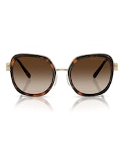 Ralph Lauren Rl7088 Square Brown Sunglasses - Image 1 of 5