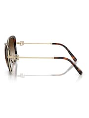 Ralph Lauren Rl7088 Square Brown Sunglasses - Image 2 of 5