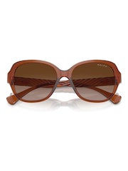 Ralph By Ralph Lauren RA5316U Brown Round Sunglasses - Image 2 of 5
