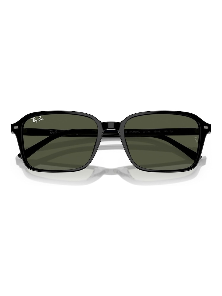 Ray Ban Raimond Square Black Sunglasses - Image 1 of 6 Ray Ban Raimond Square Black Sunglasses - Image 1 of 6