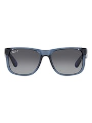 Ray Ban Blue Justin Square Sunglasses - Image 1 of 12
