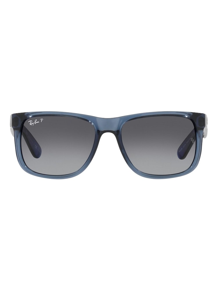 Ray Ban Blue Justin Square Sunglasses - Image 1 of 12