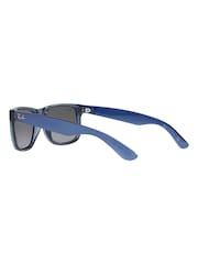 Ray Ban Blue Justin Square Sunglasses - Image 10 of 12