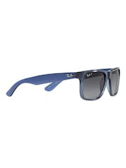Ray Ban Blue Justin Square Sunglasses - Image 3 of 12