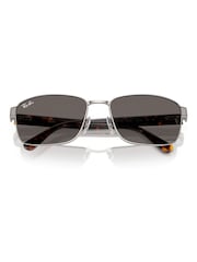 Ray Ban Grey Rb3750 Square Sunglasses - Bild 1 von 6