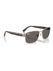 Ray Ban Grey Rb3750 Square Sunglasses - Bild 2 von 6