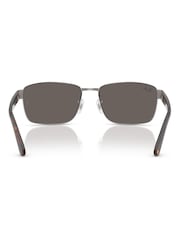 Ray Ban Grey Rb3750 Square Sunglasses - Bild 4 von 6