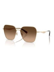 COACH Gold Hc7168 Irregular Sunglasses - Image 4 of 5