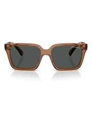 Armani Exchange Square Brown Sunglasses - Image 2 of 5