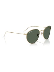 Ray Ban Green Round Reverse Phantos Sunglasses - Image 2 of 6