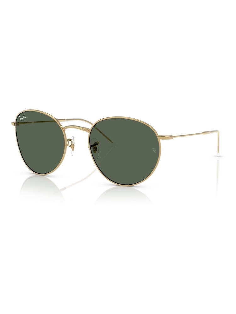 Ray Ban Green Round Reverse Phantos Sunglasses - Image 6 of 6