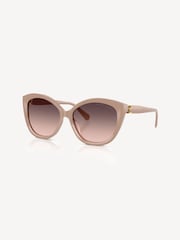 Ralph Lauren Pink RL8225U Butterfly Sunglasses - Image 1 of 5