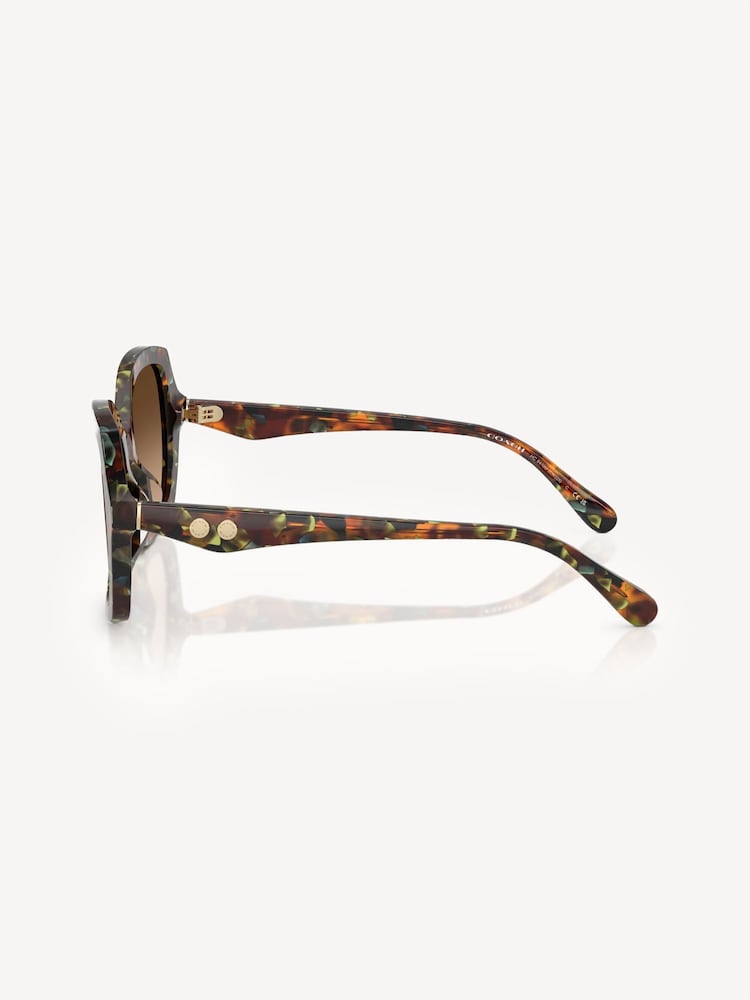 COACH Green Butterfly Sunglasses - Image 5 of 5