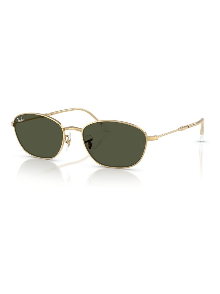 Ray Ban Green Rb3749 Irregular Sunglasses - Image 2 of 6