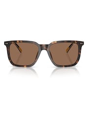 Polo Ralph Lauren Brown Ph4224U Rectangle Sunglasses - Image 1 of 5